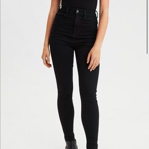AE Black Highest Rise Skinny Jean